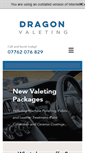 Mobile Screenshot of dragoncarvaleting.co.uk